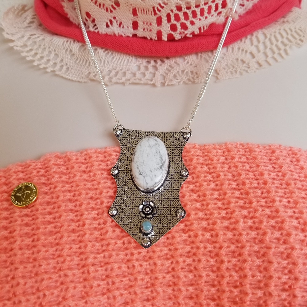 Sterling Silver Plated Necklace Stamped 925